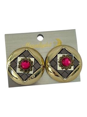 Vintage 80’s Clip On Earrings by Moonlight